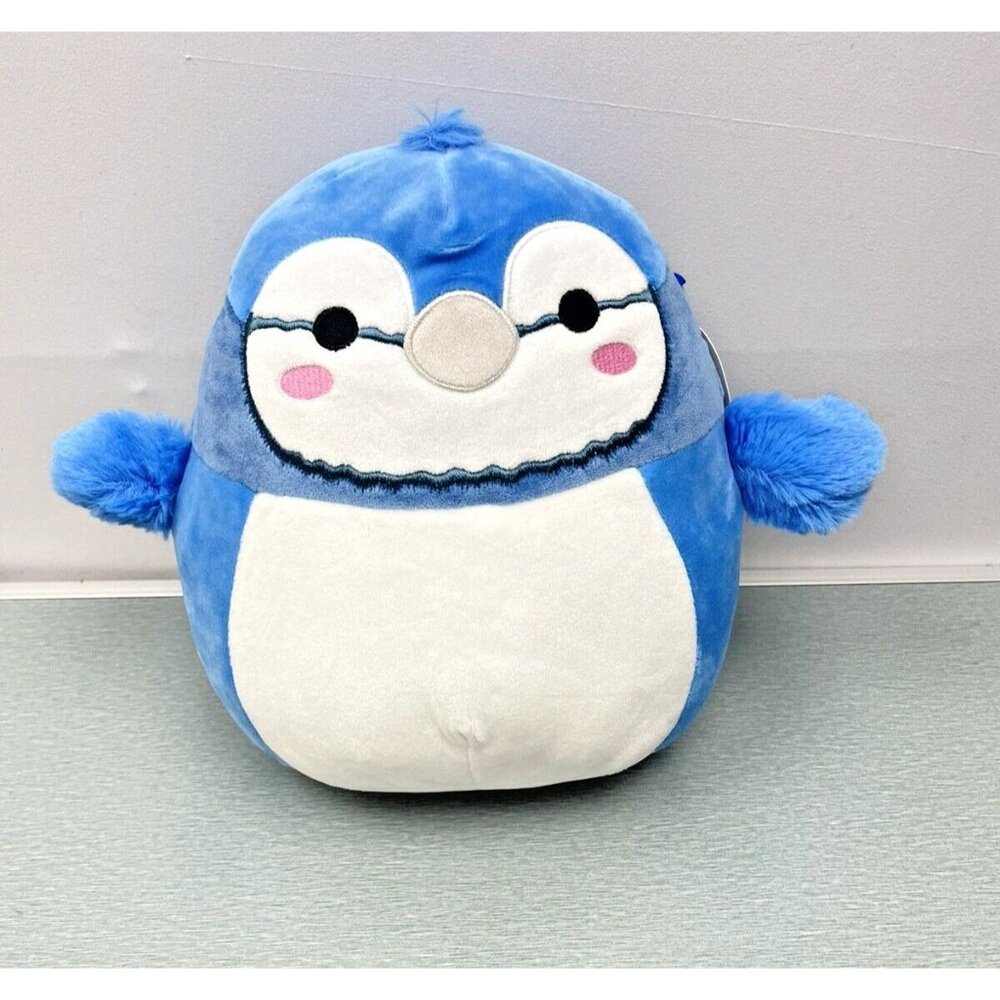 CUTE SQUISHMALLOWS BADS PLUSH TOY SIZE 8'' BLUE BIRD